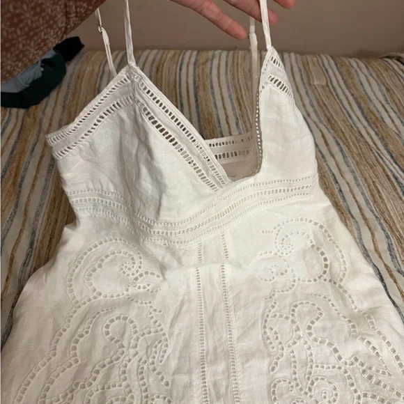 Magaschoni elegant White Lace Dress IDENTICAL TO ALC - Picture 13 of 15
